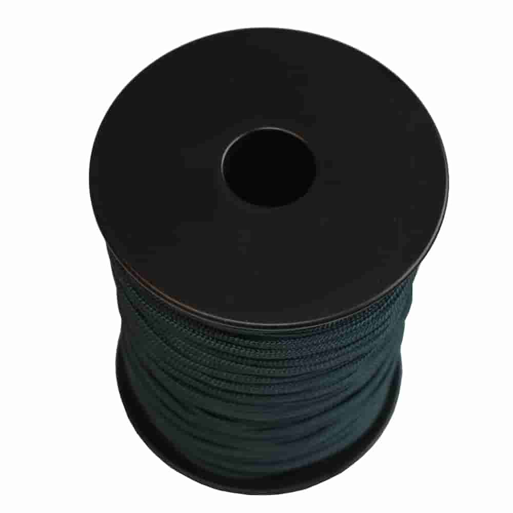 Fastening Cord PP Braided 2.5mm Black-Green 25m