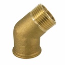 Threaded Fitting Brass Elbow 45° 1/2" Female x 1/2" Male