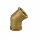 Threaded Fitting Brass Elbow 45° 1/2" Female x 1/2" Female