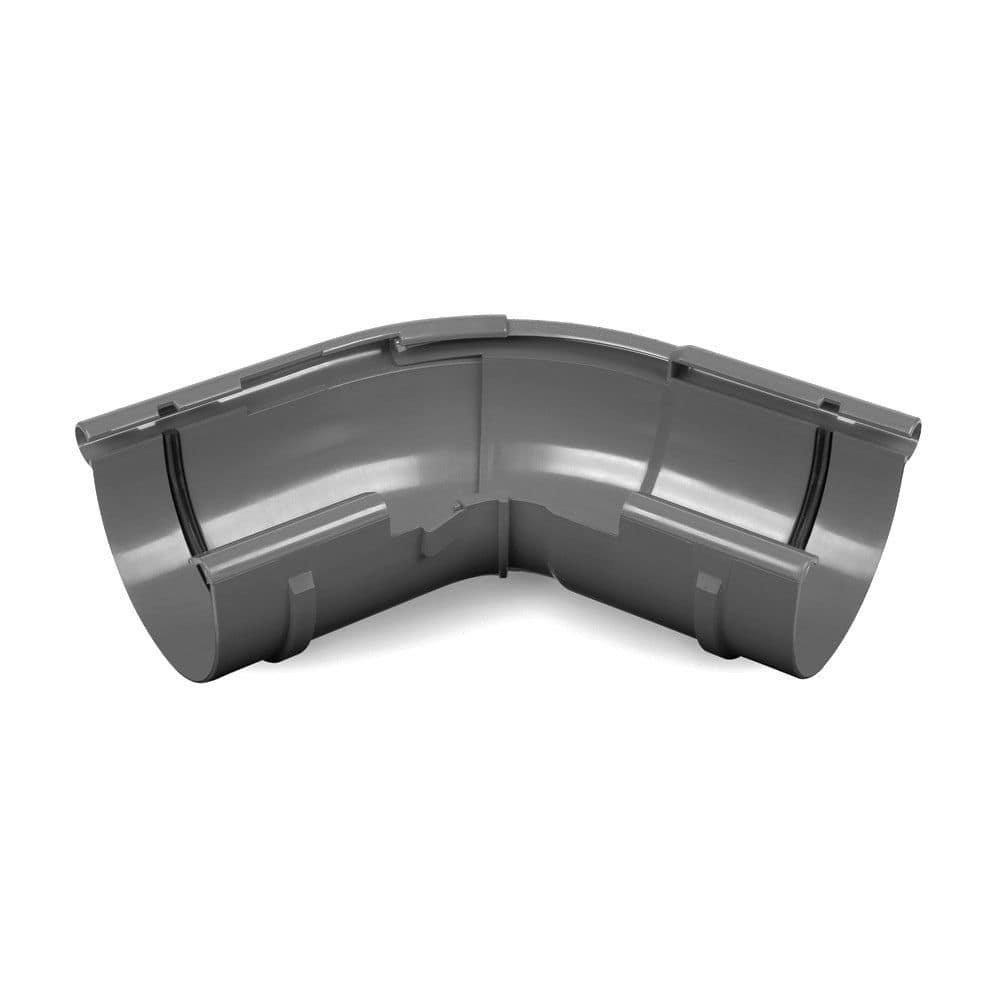 Corner Piece Outside with Adjustable Angle from 120° to 145° Graphite System 125