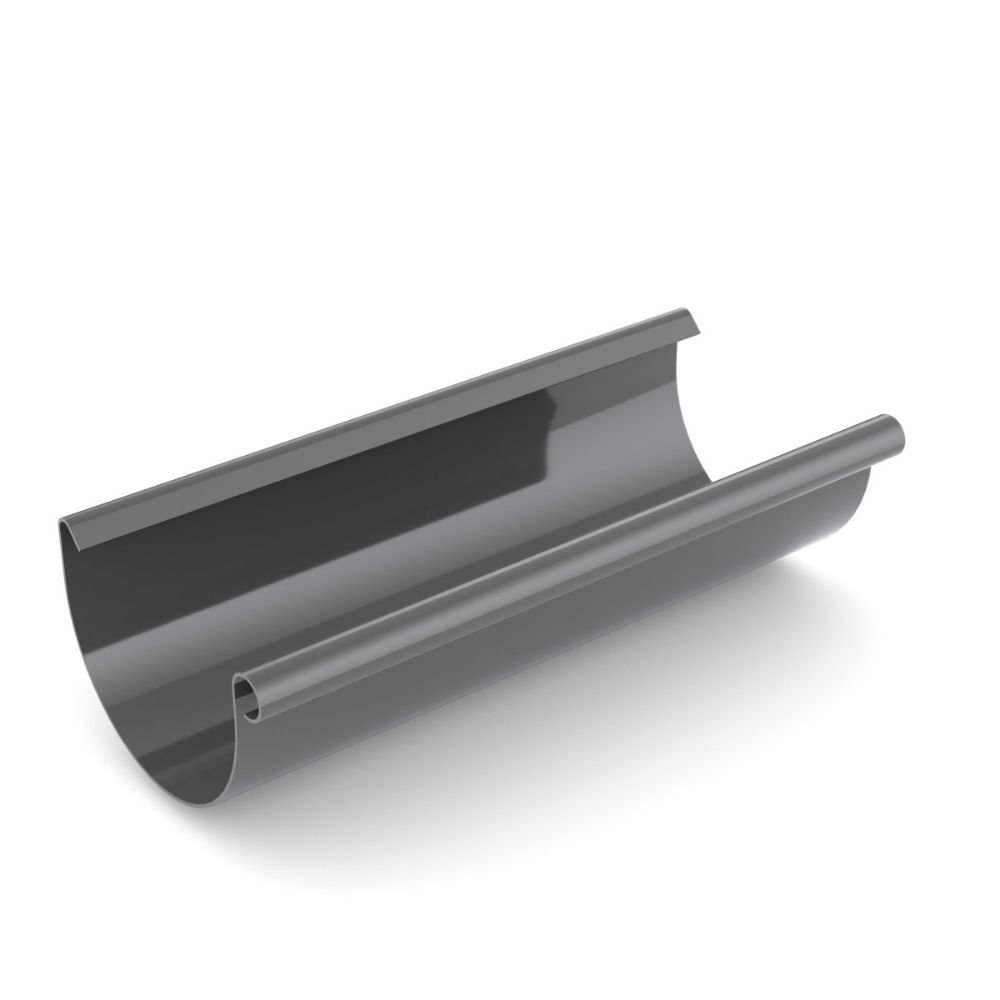 Rain Gutter 2m Graphite System 75