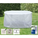 Protective Cover Transparent Table, approx. 143x93x83