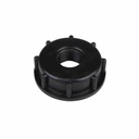 black IBC nut with internal thread S60 x 3/4" IG