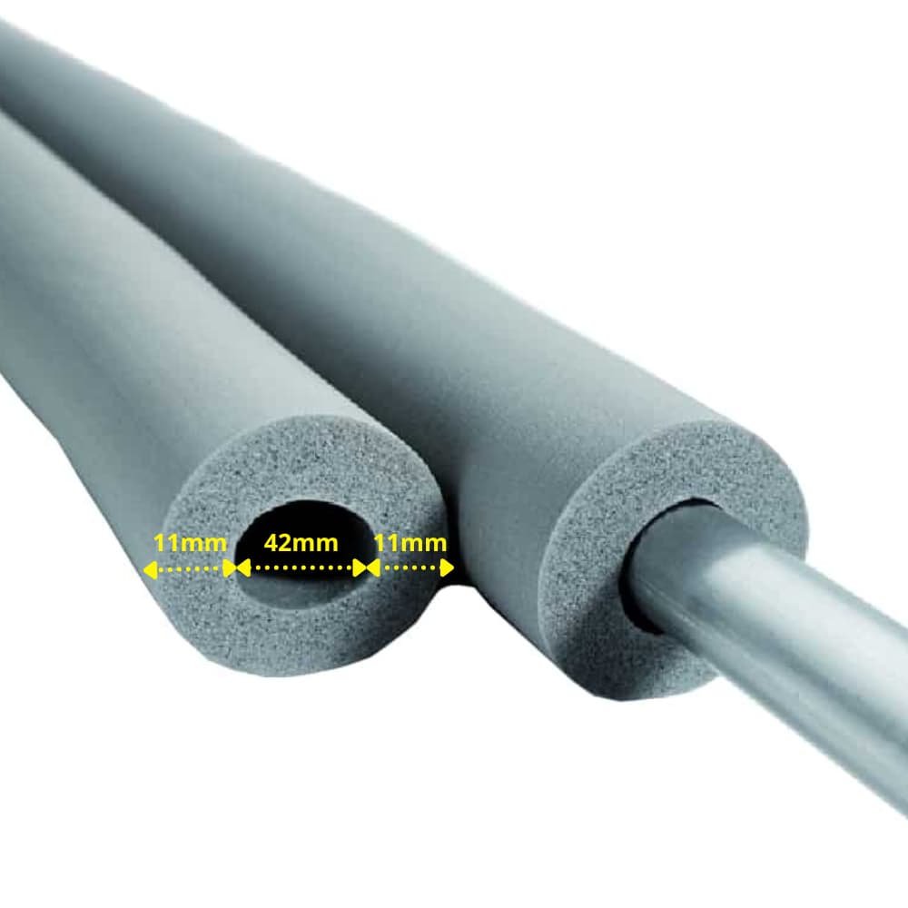 INSUL-TUBE® H PLUS Rubber 2m Pipe Insulation Ø 42 mm x 10 mm Insulation