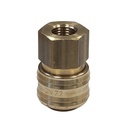 Compressed Air Coupling Socket 1/4" Female Thread