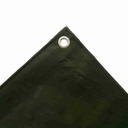 210g/m² Cover Tarpaulin 10x16m green (160m²)