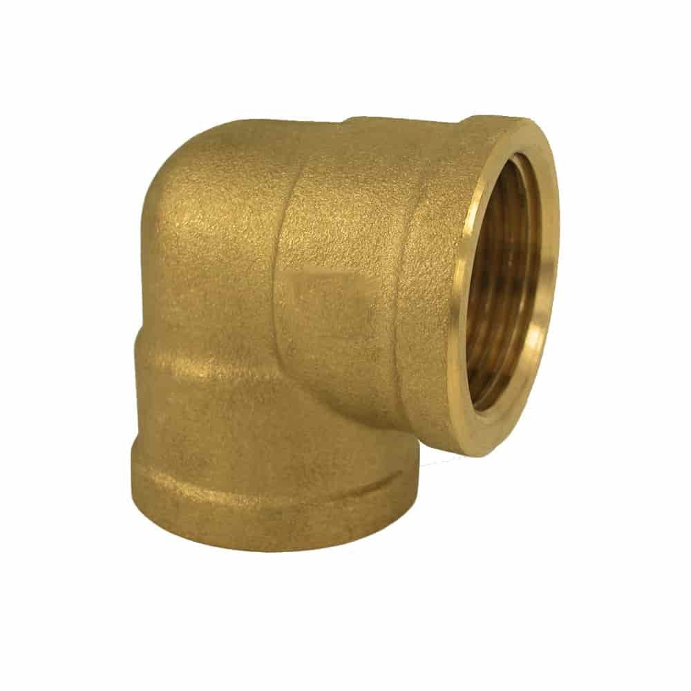 Threaded Fitting Brass Elbow 90° 1 1/2" F x 1 1/2" F