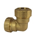 Brass PE Pipe Fitting 90° Elbow 2 Fittings 32