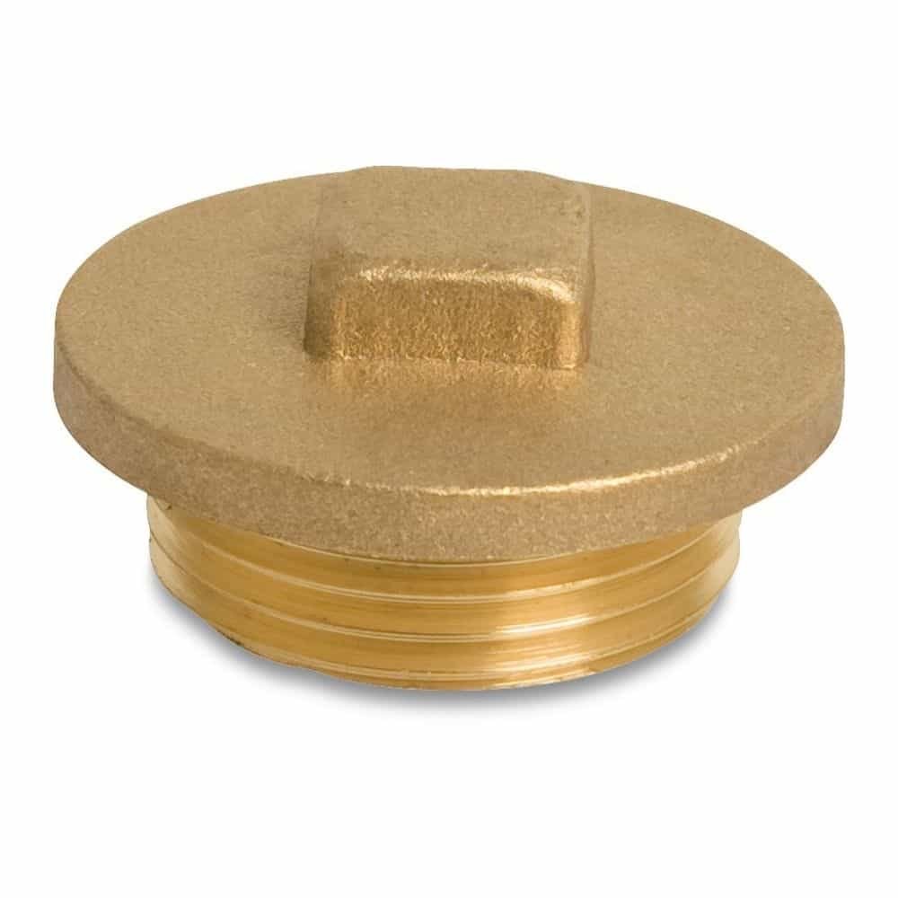 Threaded Fitting Brass Plug 1 1/2" Male