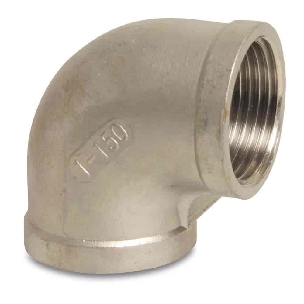 Threaded Fitting Stainless Steel Elbow 90° 1/2" IG