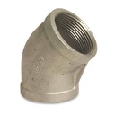 Threaded Fitting Stainless Steel Elbow 45° 3/8" Female Thread