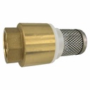 Foot valve with check valve + Niro strainer 1  1/4"