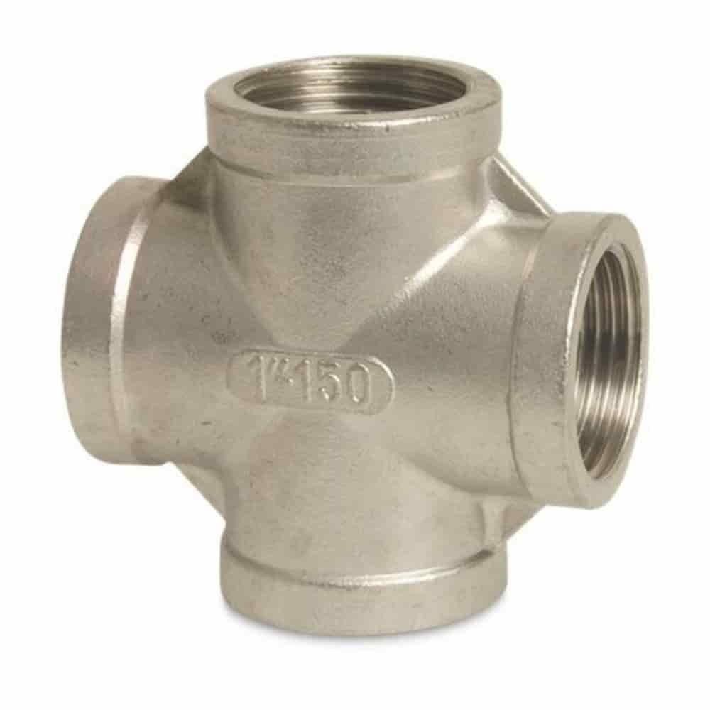 Threaded Fitting Stainless Steel Cross Piece 90° 2" IG