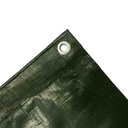 280 g/m² green 10 x 10 (100m²) Tarpaulin