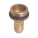 Brass Hose Connector with O-Ring 3/4" Male Thread 20 mm