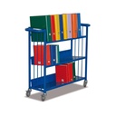 Book Cart with 3 Shelves