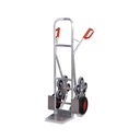 Aluminium Stair Trolley 200 kg with 2 five-arm Wheel Stars Pneumatic Tires 610 x 705 x 1310 mm