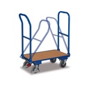 Foldable handle cart with 2 handles 250 kg + EasySTOP