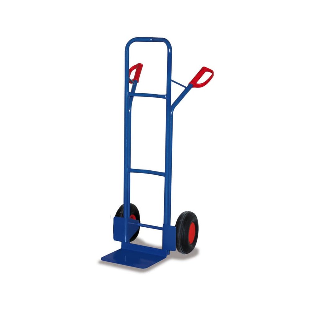 Steel Tube Sack Truck 250 kg with Pneumatic Tires 570 x 585 x 1310 mm