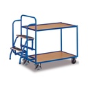 Picking Cart with 2 Shelves