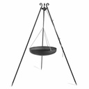 Wok on Tripod made of Natural Steel 180 cm - 60 cm Diameter