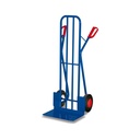 Steel Tube Trolley 250 kg with Large Scoop Solid Rubber Tires 570 x 585 x 1310 mm