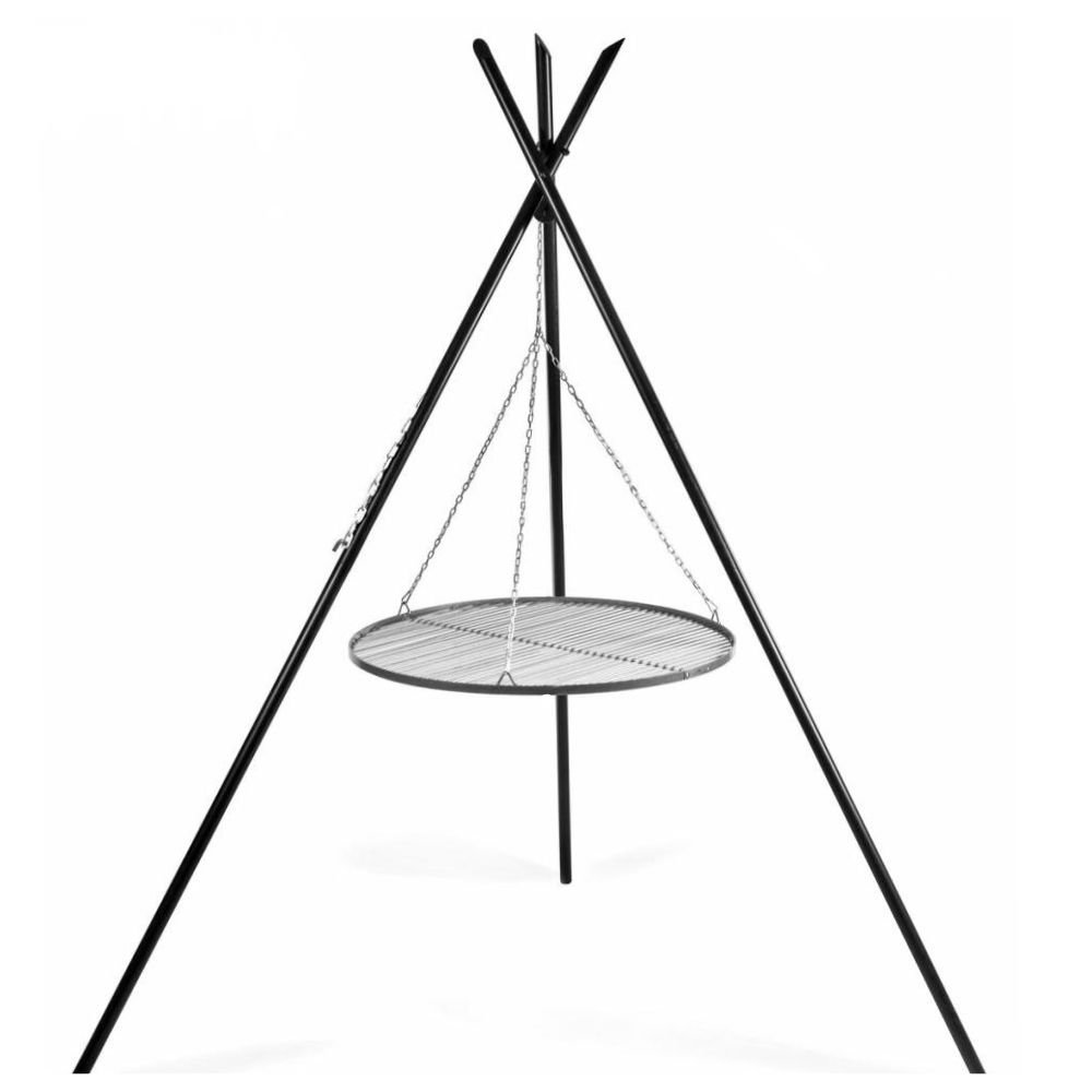 Swing Grill "TIPI" 210 cm + Grill Grate 80 cm Stainless Steel