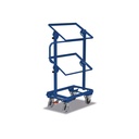 Side trolley open tiltable + EasySTOP