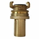 Brass Quick Coupling with Locknut 1 1/4"