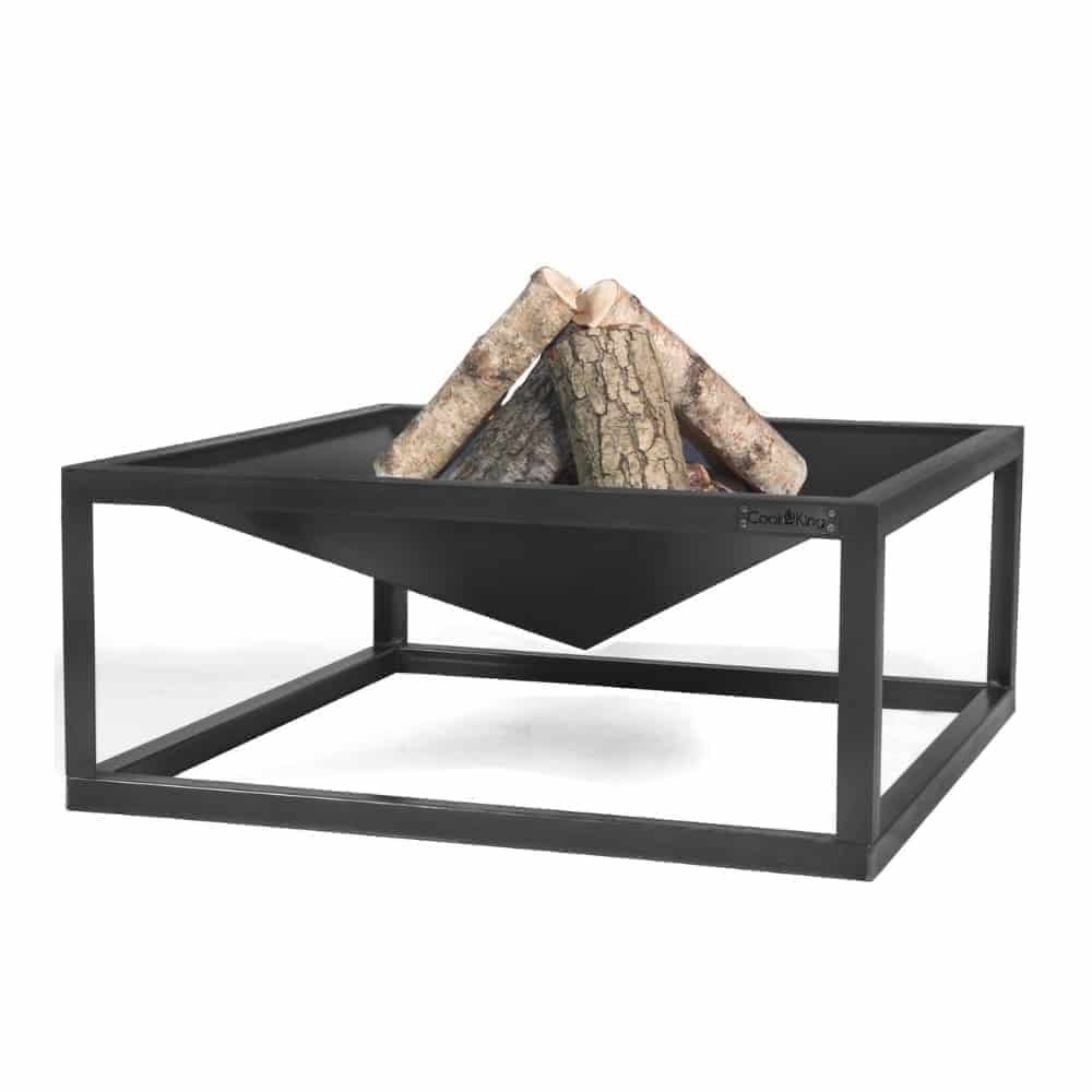 Fire Bowl “SQUARE” 70x70 cm - made of Natural Steel