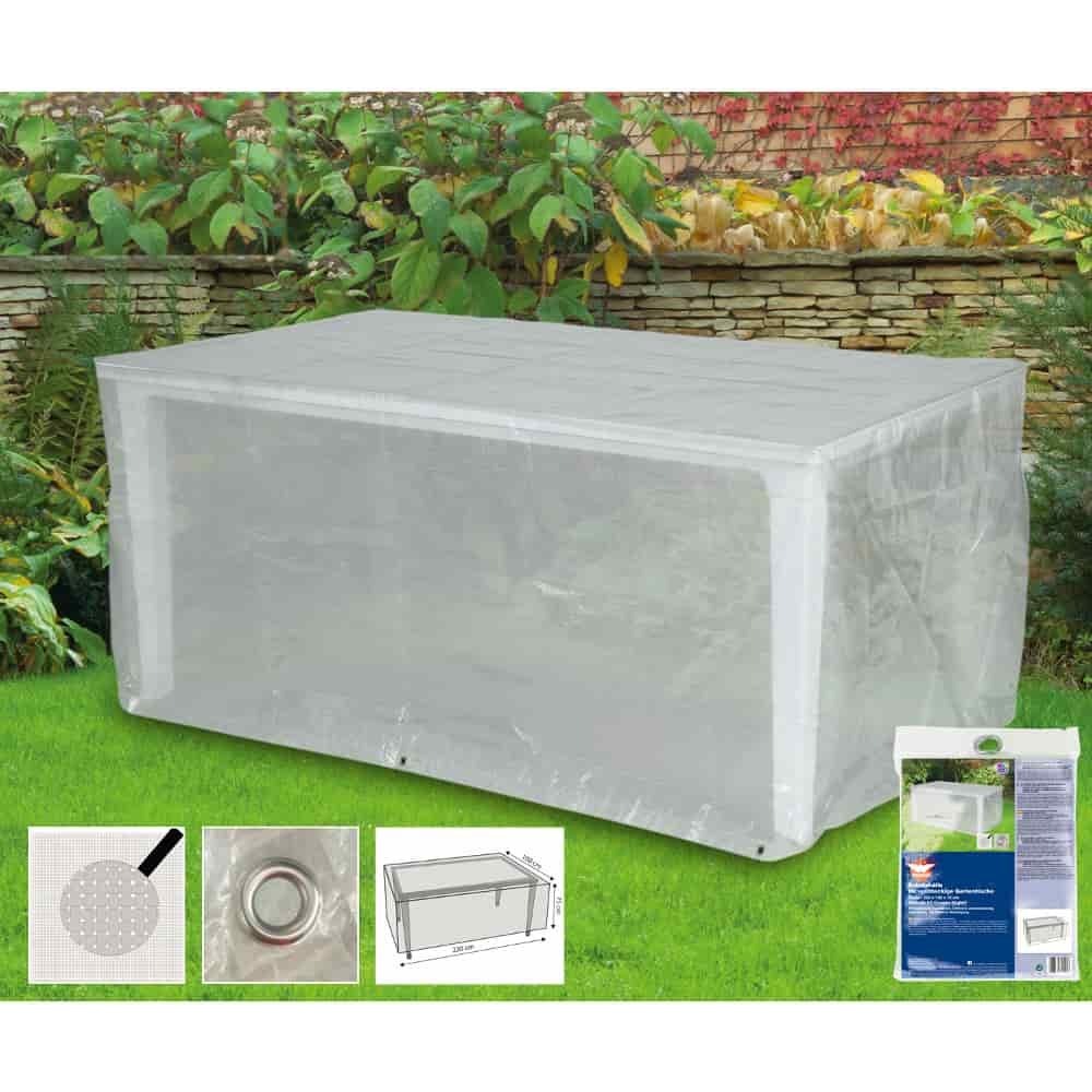 Protective Cover Transparent Rectangular Table, approx. 220x100x75