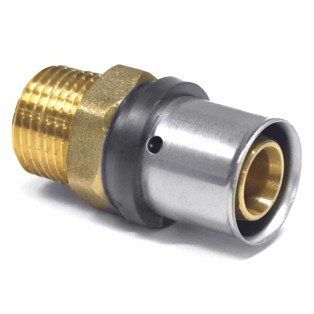 Pressfitting Coupling 20 x 2 - 1" Male Thread