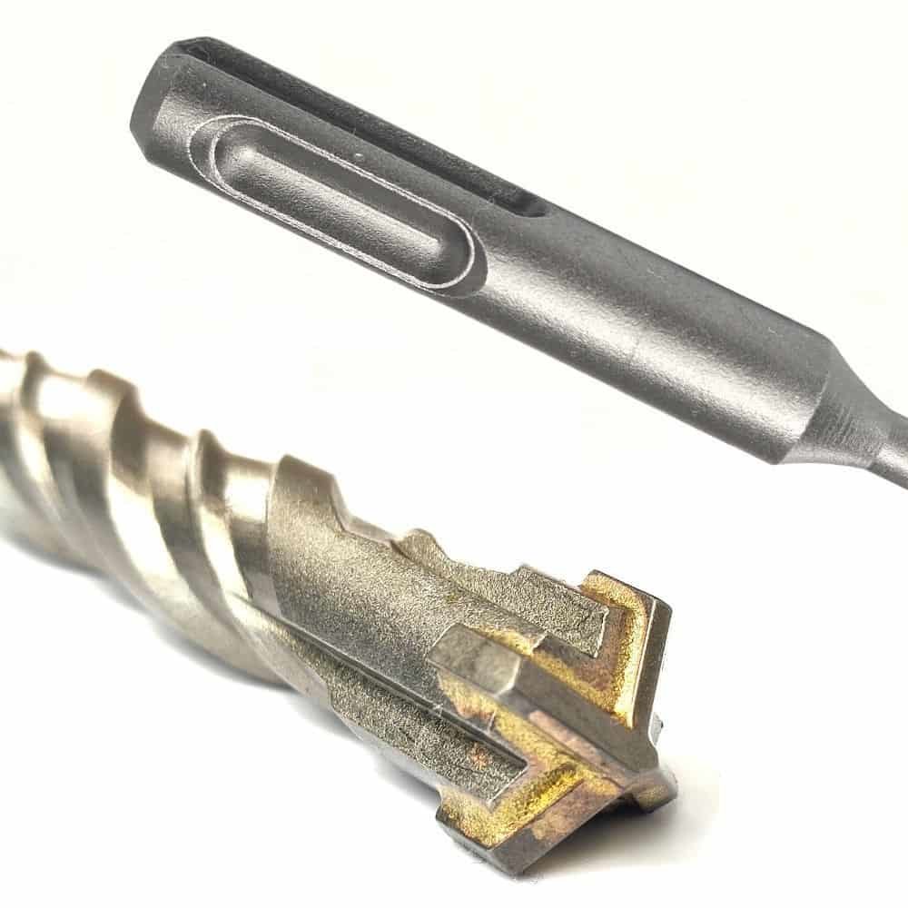 Hammer Drill Bit for SDS-PLUS 4-Cutter Ø 12.0mm x 210mm Length