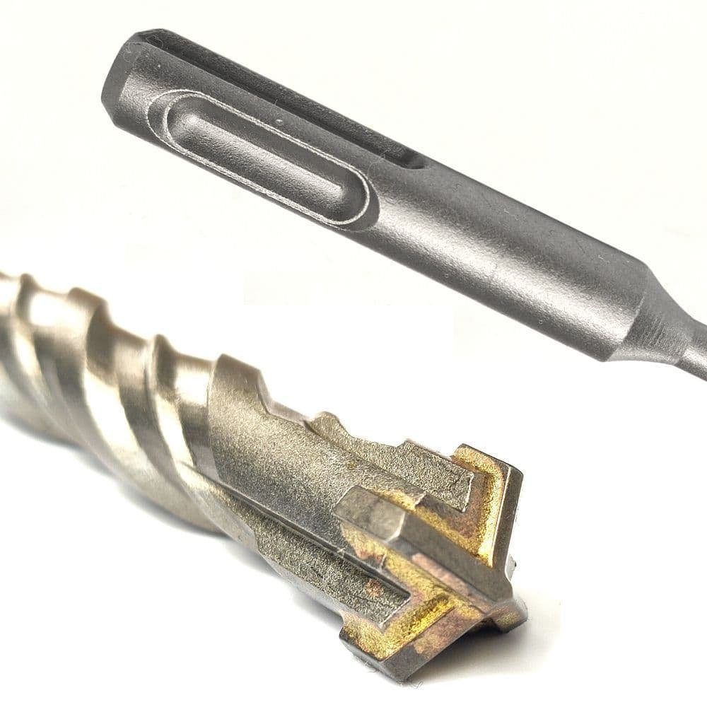 Hammer Drill Bit for SDS-PLUS 4-Cutter Ø 6.0mm x 160mm Length