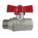 Wing Handle Ball Valve IGxAG 3/4"