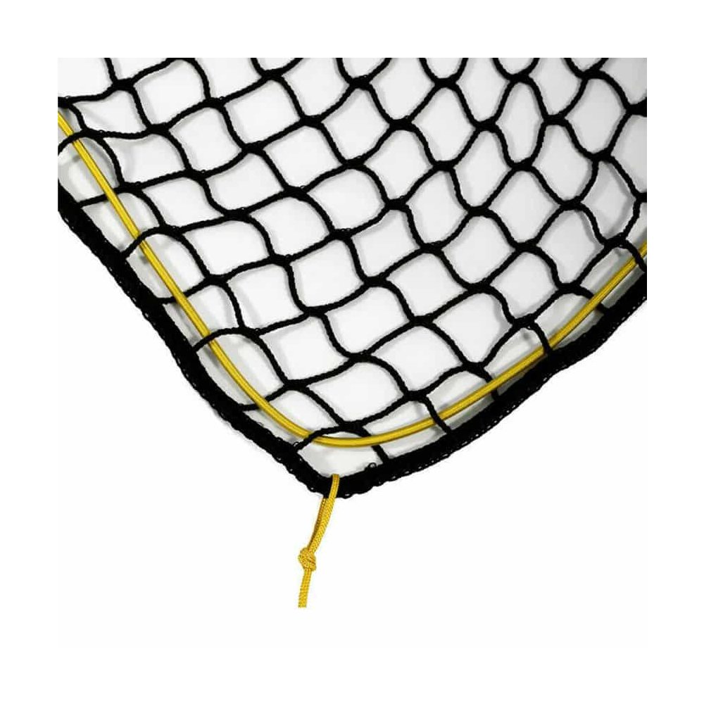 Knotless covering net with bungee cord