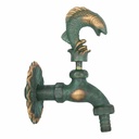 Nostalgia Outlet Valve Fish Patinated 1/2"