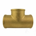 Threaded Fitting Brass T-Piece Reduced 3/4" Female x 3/4" Female x 1/2" Female