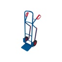 Steel Tube Hand Truck 250 kg 550 x 615 x 1305 mm puncture-proof with Plastic Glide Skids