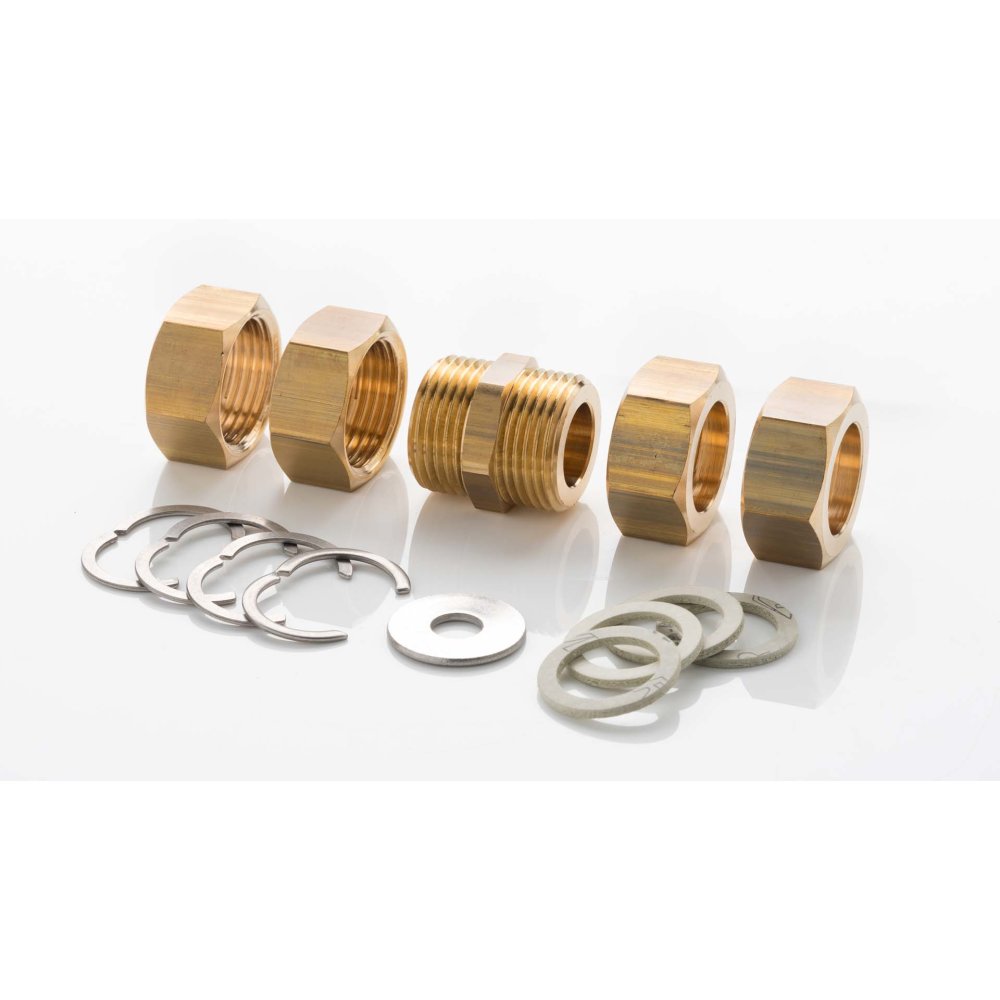 NMC Coupling Set, Screw Set for Solar-Tube ECO, DN16