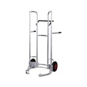 Tire Cart 200 kg Galvanized Pneumatic Tires 705 x 740 x 1600 mm