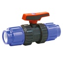 PP PE Pipe Fitting Ball Valve 25 x 25