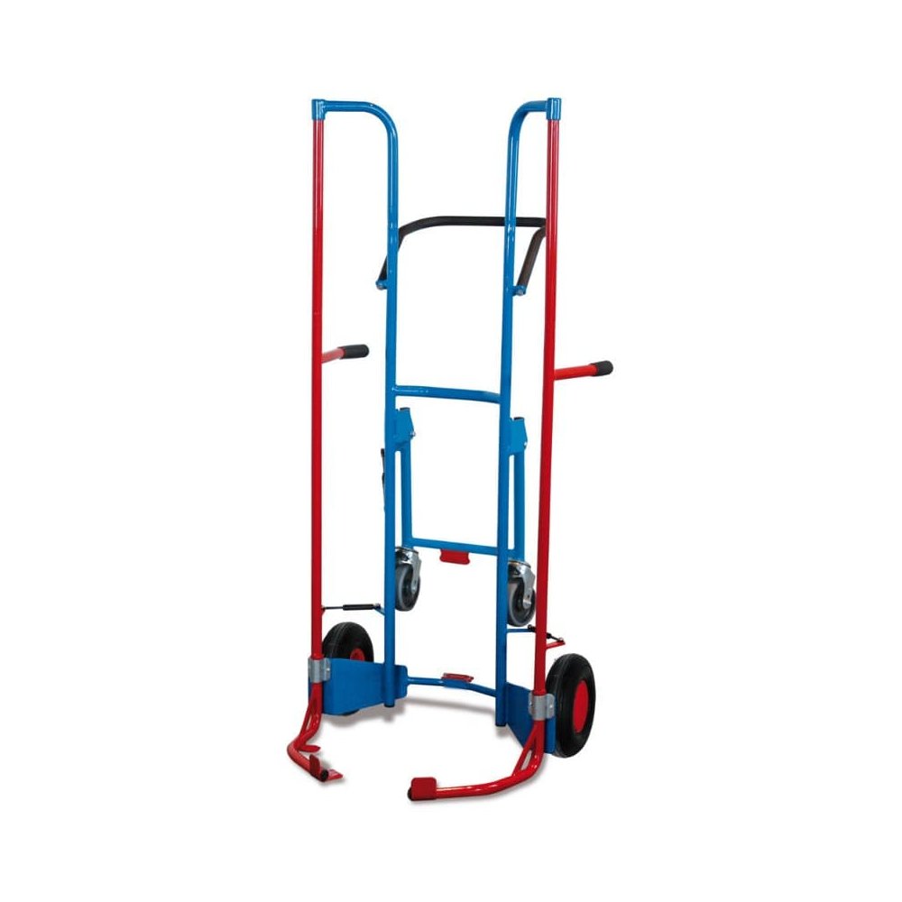 Tire Cart with Support Wheel 200 kg Load Capacity Pneumatic Tires