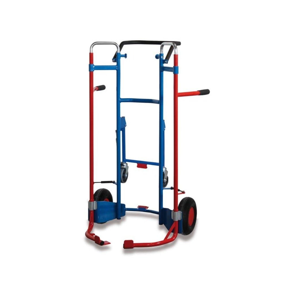 Telescopic Tire Cart 200 kg Load Capacity Pneumatic Tires