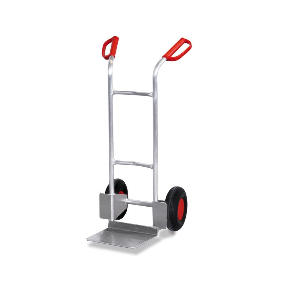 Aluminum Hand Truck 150 kg with Pneumatic Tires 570 x 530 x 1075 mm