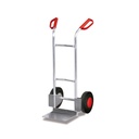 Aluminum Hand Truck 150 kg with Solid Rubber Tires 570 x 530 x 1075 mm