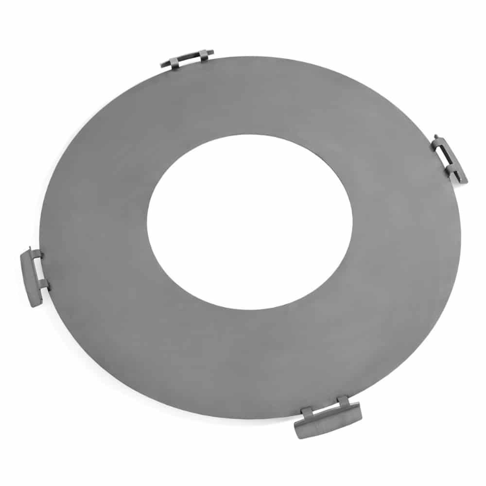 Stainless Steel Grill Plate for Fire Bowl 98 cm with Four Handles