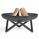 Fire Bowl "SANTIAGO" 80 cm - made of natural steel