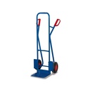 Steel Tube Stack Cart 250 kg with Folding Shovel Pneumatic Tires 570 x 545 x 1300 mm