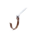 Gutter Iron (Metal) Adjustable Brown System 125